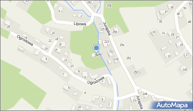 Filipowice, Filipowice, 260, mapa Filipowice