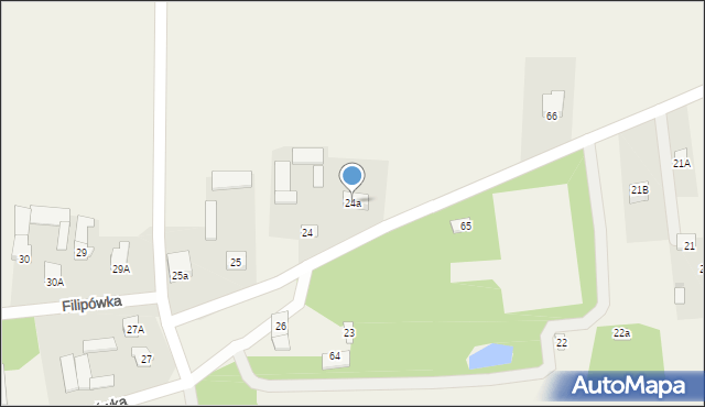 Filipówka, Filipówka, 24a, mapa Filipówka