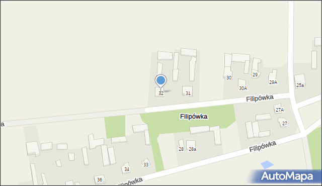 Filipówka, Filipówka, 32, mapa Filipówka