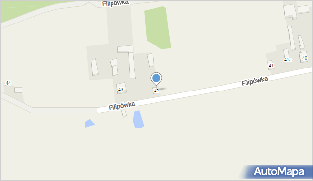 Filipówka, Filipówka, 42, mapa Filipówka