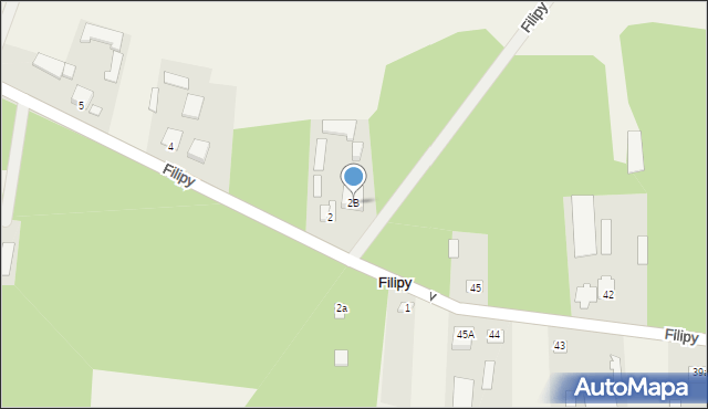 Filipy, Filipy, 2B, mapa Filipy