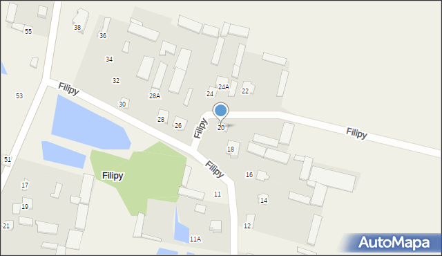 Filipy, Filipy, 20, mapa Filipy