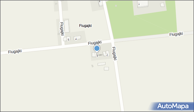 Fiugajki, Fiugajki, 3, mapa Fiugajki