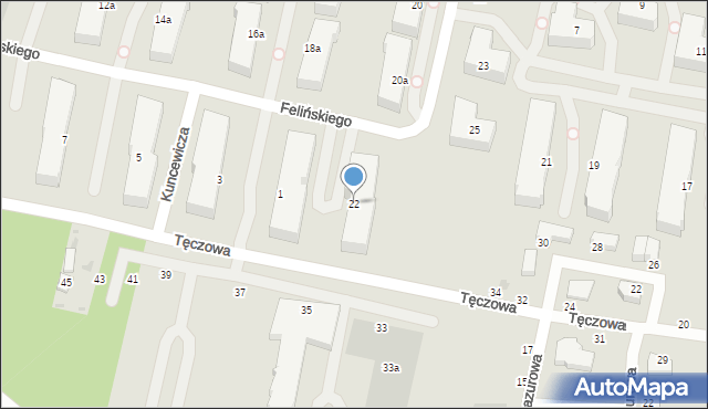 Gdynia, Filipkowskiego Stanisława, 22, mapa Gdyni