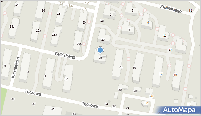 Gdynia, Filipkowskiego Stanisława, 25, mapa Gdyni