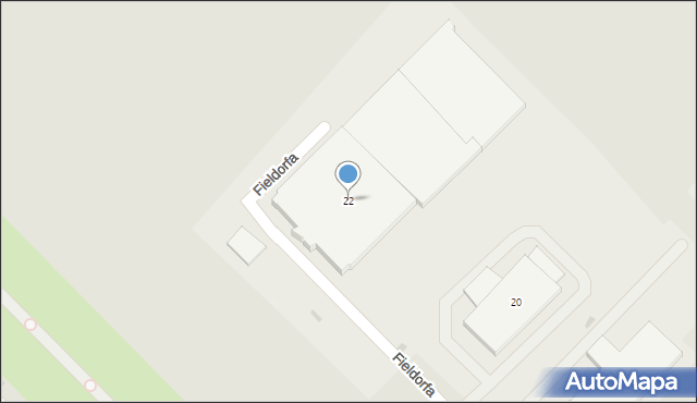 Gorzów Wielkopolski, Fieldorfa-Nila Augusta Emila, gen., 22, mapa Gorzów Wielkopolski