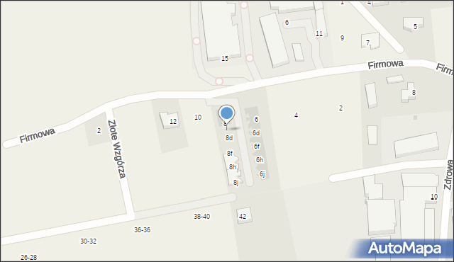 Juszkowo, Firmowa, 8c, mapa Juszkowo