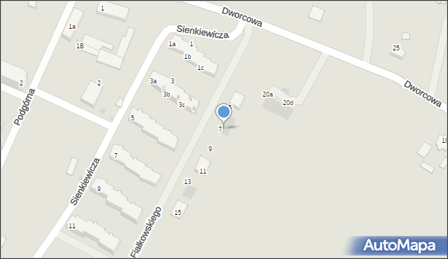 Kamień Krajeński, Fiałkowskiego Kazimierza, 7c, mapa Kamień Krajeński