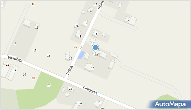 Kobyla Góra, Fieldorfa-Nila Augusta Emila, gen., 17a, mapa Kobyla Góra