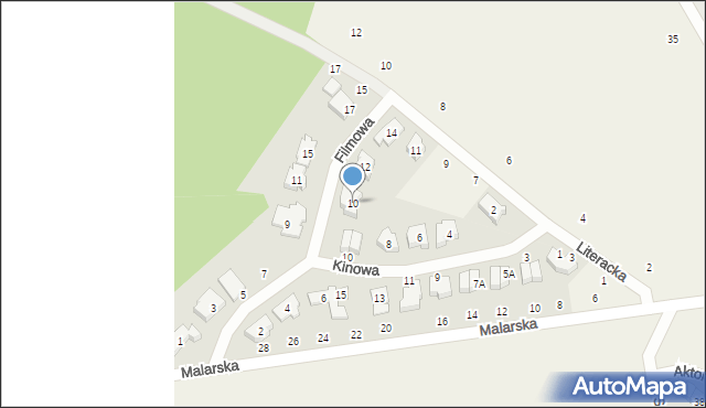 Koninko, Filmowa, 10, mapa Koninko