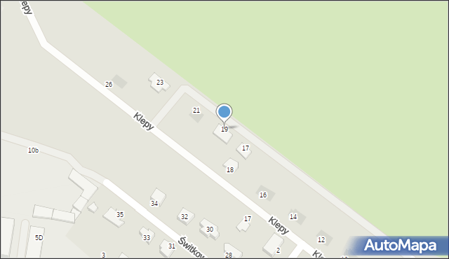 Kutno, Fijałkowskich Celiny i Mieczysława, 19, mapa Kutno