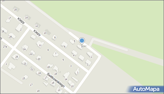 Kutno, Fijałkowskich Celiny i Mieczysława, 3, mapa Kutno