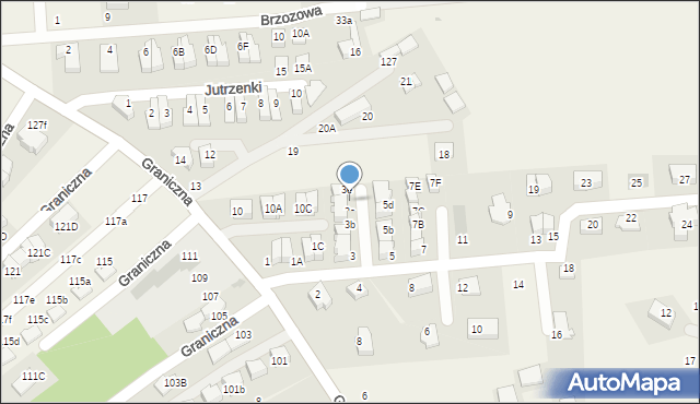 Michałowice, Fiołkowa, 3d, mapa Michałowice