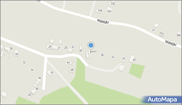 Mikołów, Filaretów, 37, mapa Mikołów