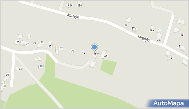 Mikołów, Filaretów, 43, mapa Mikołów
