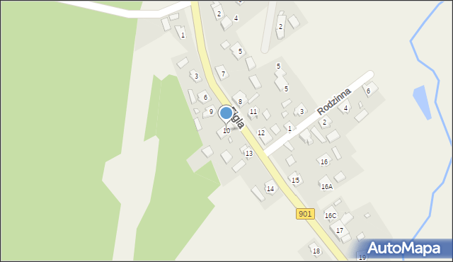 Pietraszów, Figla, 10, mapa Pietraszów