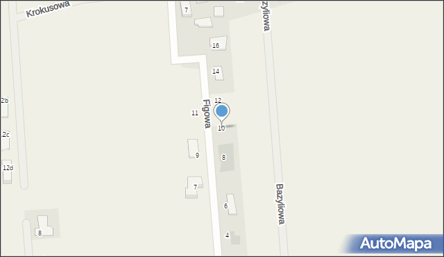 Podolszyn Nowy, Figowa, 10, mapa Podolszyn Nowy