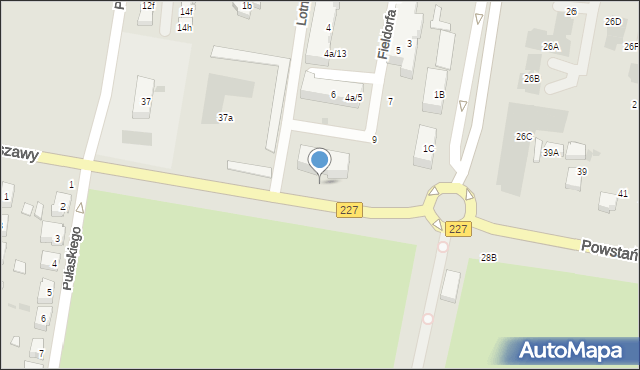 Pruszcz Gdański, Fieldorfa-Nila Augusta Emila, gen., 11a, mapa Pruszcz Gdański