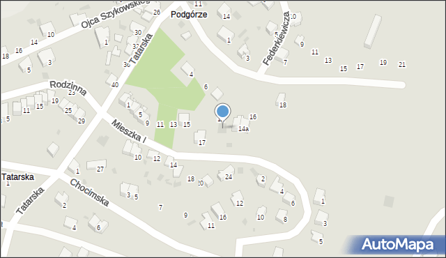 Przemyśl, Fischera Karola Józefa, bp., 14, mapa Przemyśla