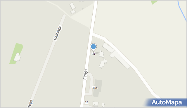 Radomyśl Wielki, Firleja, 34, mapa Radomyśl Wielki