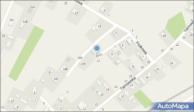 Sterkowiec, Fiołkowa, 13, mapa Sterkowiec