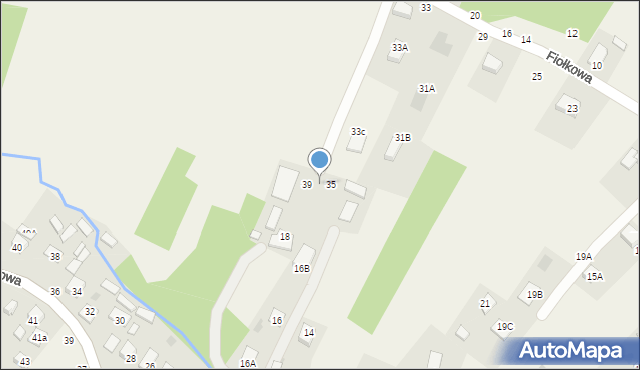 Sterkowiec, Fiołkowa, 37, mapa Sterkowiec