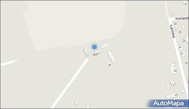 Suwałki, Filipowska, 26A, mapa Suwałk