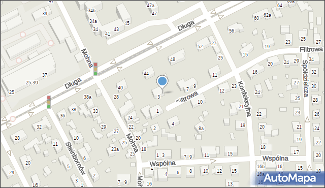 Toruń, Filtrowa, 5, mapa Torunia