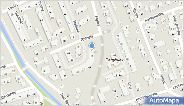 Warszawa, Figara, 16, mapa Warszawy