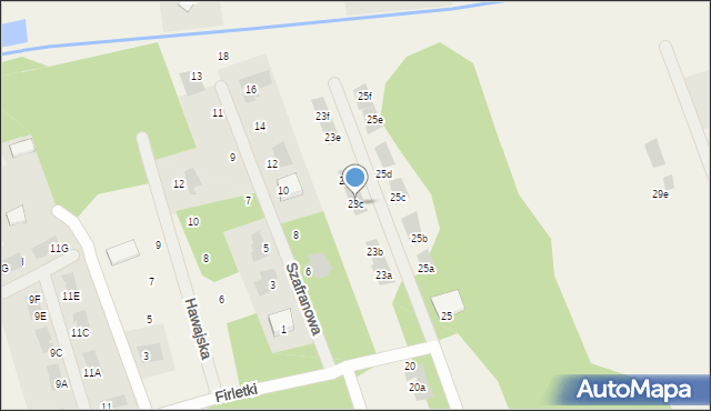 Wiązowna, Firletki, 23c, mapa Wiązowna