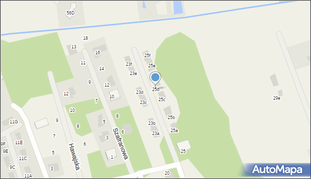 Wiązowna, Firletki, 25d, mapa Wiązowna