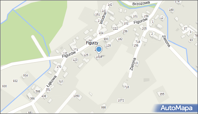 Wieprz, Figurów, 1016, mapa Wieprz