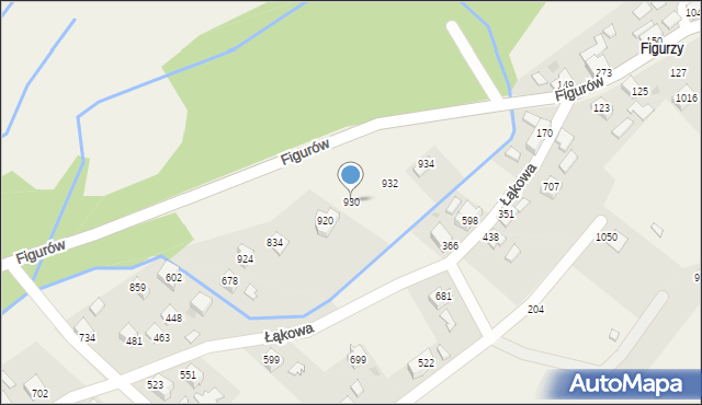Wieprz, Figurów, 930, mapa Wieprz