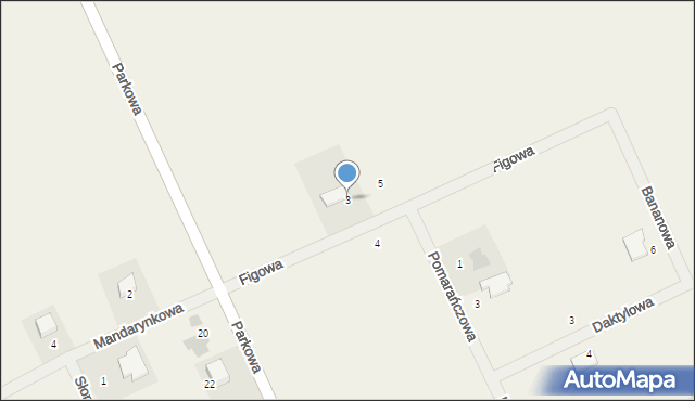 Wojcieszyce, Figowa, 3, mapa Wojcieszyce