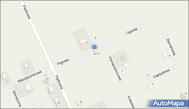 Wojcieszyce, Figowa, 4, mapa Wojcieszyce