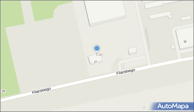 Zdzieszowice, Filarskiego, 38, mapa Zdzieszowice