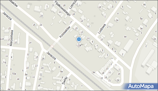 Zgierz, Fijałkowskiego Stanisława, 11a, mapa Zgierz