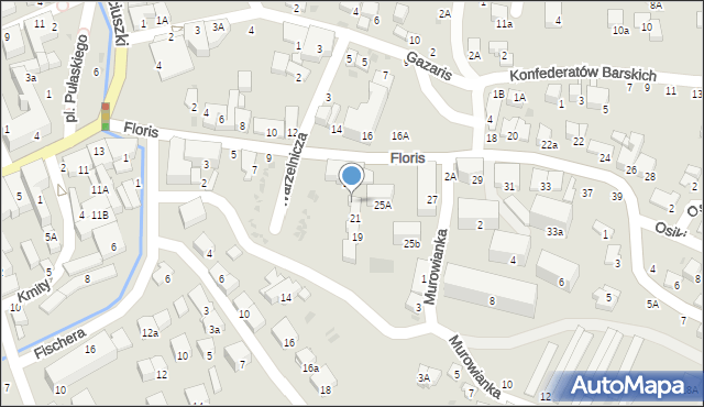 Bochnia, Floris, 23, mapa Bochni