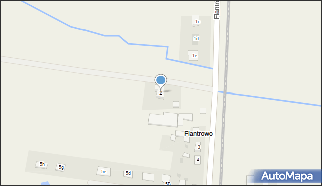 Flantrowo, Flantrowo, 2, mapa Flantrowo