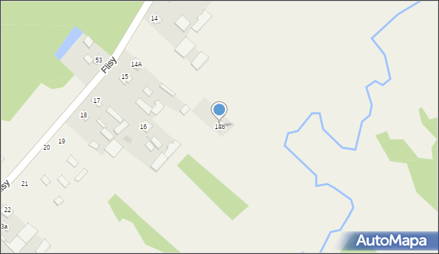 Flisy, Flisy, 14b, mapa Flisy