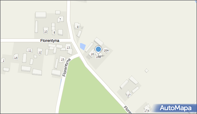 Florentyna, Florentyna, 16B, mapa Florentyna