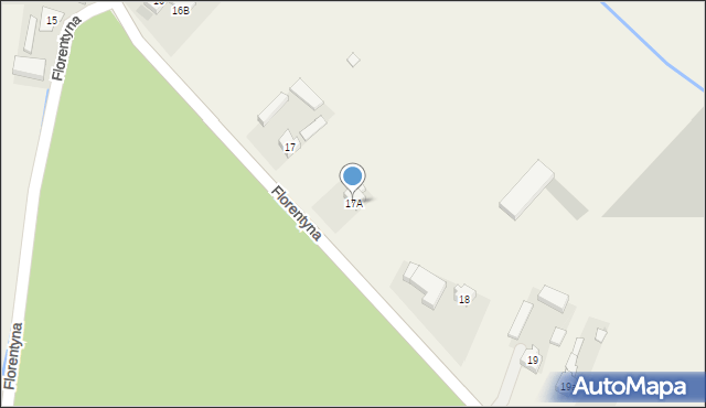 Florentyna, Florentyna, 17A, mapa Florentyna