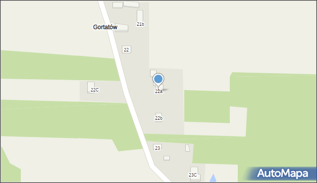 Florentynów, Florentynów, 22a, mapa Florentynów