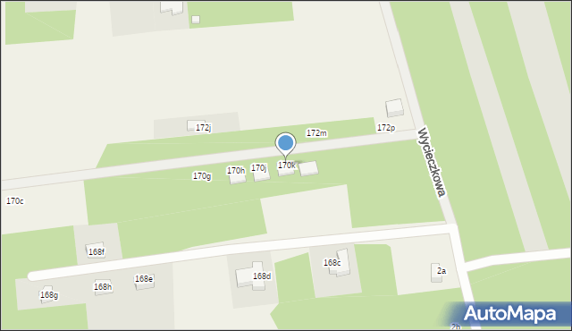 Florentynów, Florentynów, 170k, mapa Florentynów