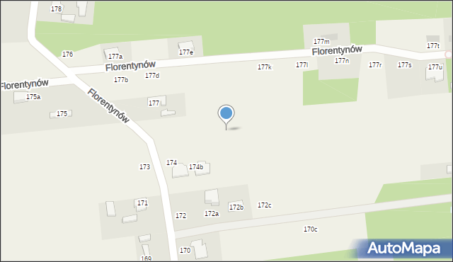 Florentynów, Florentynów, 174n, mapa Florentynów