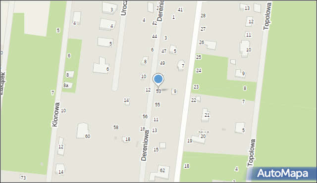 Florentynów, Florentynów, 53, mapa Florentynów