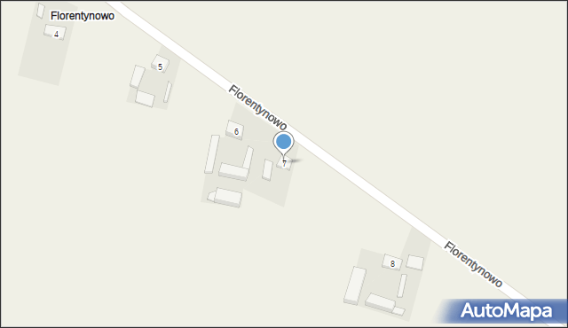 Florentynowo, Florentynowo, 7, mapa Florentynowo