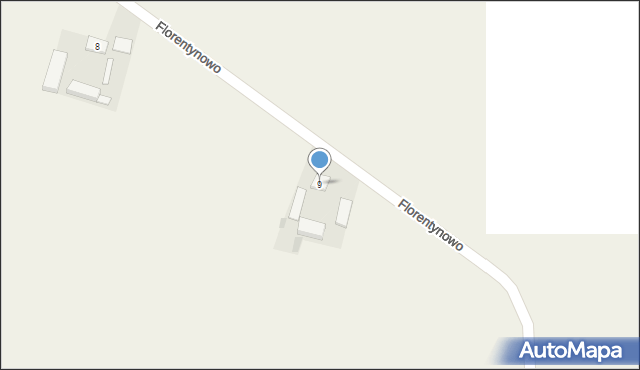 Florentynowo, Florentynowo, 9, mapa Florentynowo