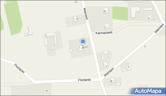 Florianki, Florianki, 26, mapa Florianki