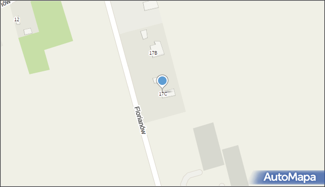Florianów, Florianów, 17C, mapa Florianów